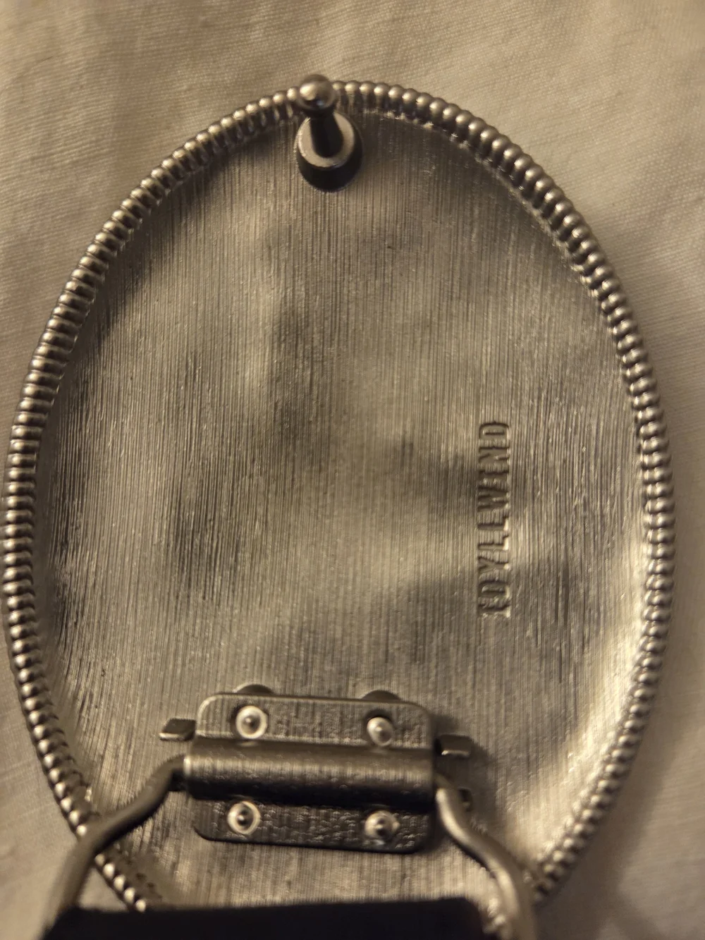 Idyllwind Silver Longhorn Floral Embossed Belt Buckle